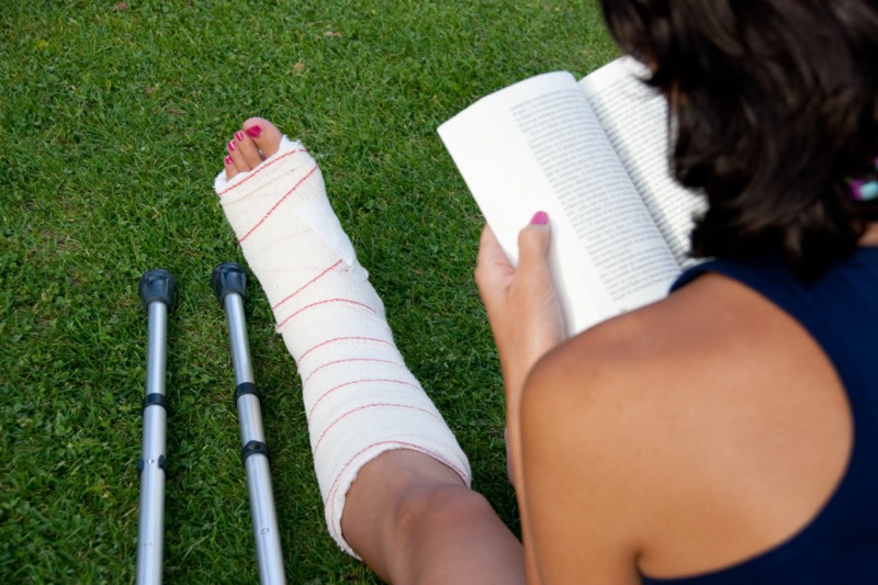 lezen met gebroken been